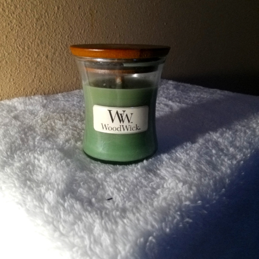 Windowsill Herbs Woodwick Mini 3oz Candle New